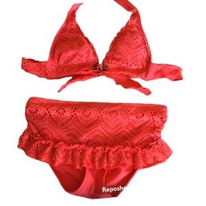 BECCA Coral Lace Bikini